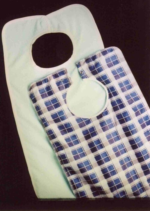 Patient Clothing Protector Plaid Style